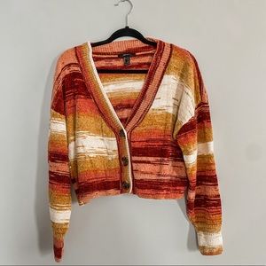 Cropped Button Up Slouchy Sweater | Forever 21